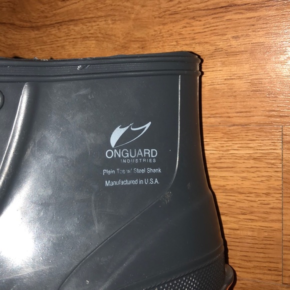 NWT π₯Ύ ONGUARD Ind. π¨ Sz. 8 πΆ plain toe w/steel - Picture 5 of 6